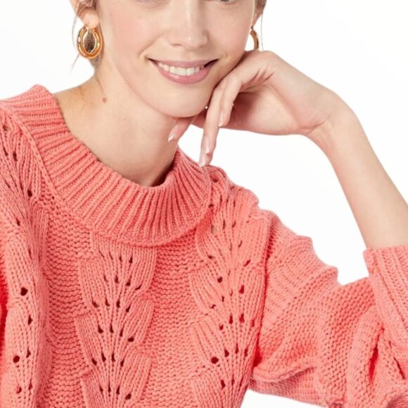 FREE PEOPLE | Lyra Reef | BELL SONG COTTON BLEND SWEATER - Picture 4 of 7